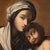 Italian Artist, Virgin with Child, 1720, Oil on Canvas For Sale - Image 7 of 16