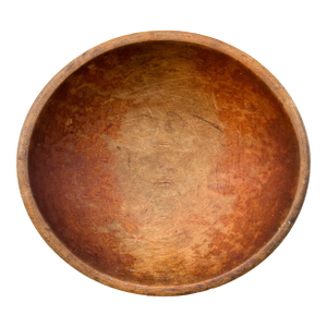 Primitive Munising Solid Wood Dough Bowl