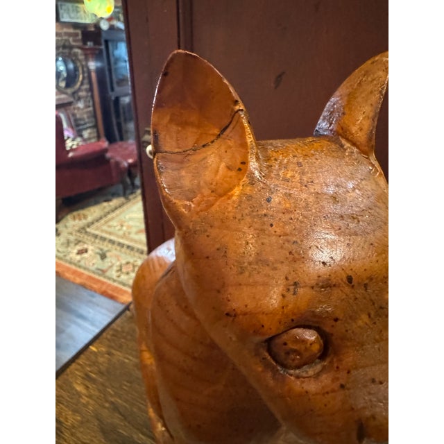 Vintage Midcentury Cat Sculpture - Attr. Sarreid, Italy For Sale In Pittsburgh - Image 6 of 7