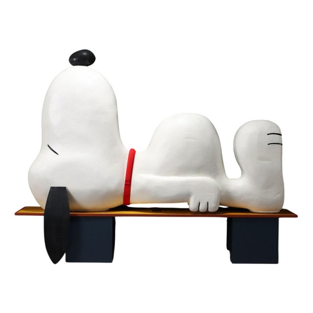 Large Vintage Snoopy Lamp For Sale