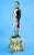 Measurements: height: 29.7 cm; width: 9 cm; depth: 8.5 cm; weight: 0.655 kg item : a polychrome, vitrified hard porcelain...