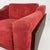 Set of Italian Modern Red Velvet and Wood Armchairs by Claudio Salocchi for Sormani, 1970s For Sale - Image 11 of 18