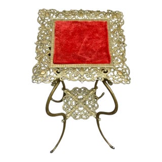 Cast Metal Plant or Decorative Stand For Sale