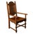 Antique Welsh Carved Oak Eisteddfod Bardic Chair Newmarket Trelawnyd Wales 1901 For Sale - Image 12 of 17
