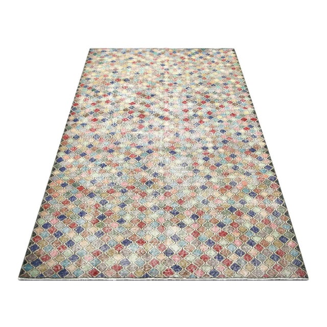 1960s 1960s Turkish Mid-Century-Modern Rug For Sale - Image 5 of 5
