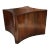 70s Lane Biomorphic Low Profile Walnut Coffee/Accent Table For Sale