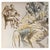 Paper Unknown, Depicting a Couple, 20th Century, Watercolour on Paper For Sale - Image 7 of 7