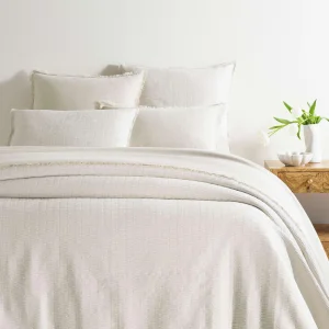 Pine Cone Hill by Annie Selke Roark Plaster Matelasse Coverlet, Queen