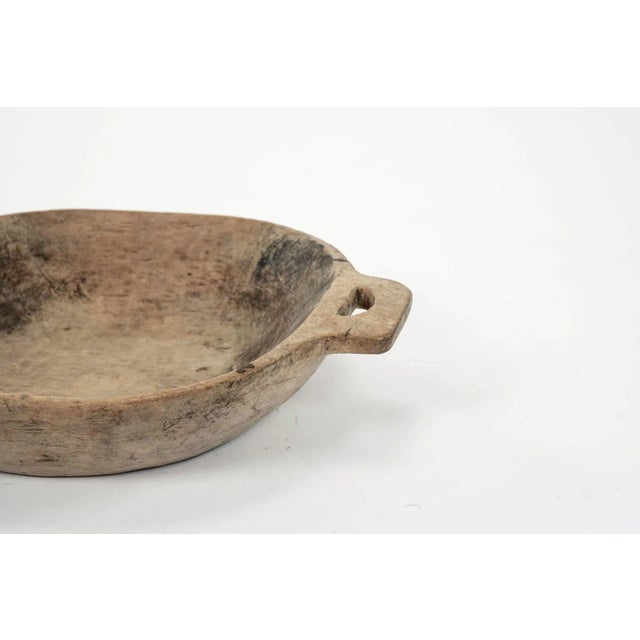 Primitive Swedish Lapland Bowl With Handles. For Sale - Image 4 of 6