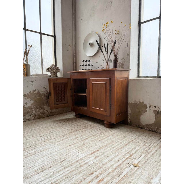 Oak Furniture in the style of Dudouyt, 1940s For Sale - Image 11 of 18