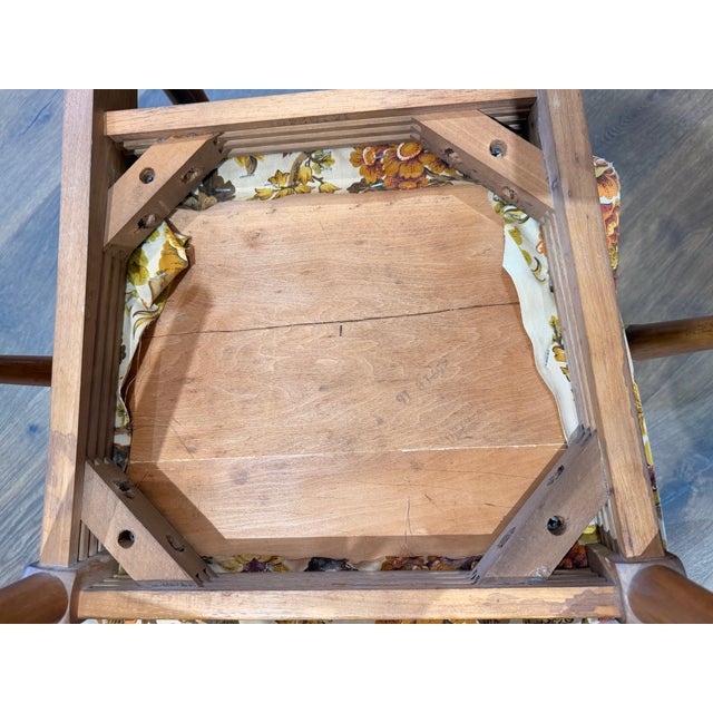 Mid-Century Modern Broyhill Sculptra Attributed Dining Chairs – Set of 6 With Captain Chair – Walnut For Sale - Image 17 of 17