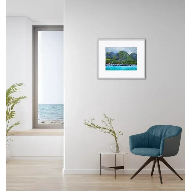 Contemporary Lahaina, Maui Oil Painting Tropical Seascape For Sale - Image 3 of 7