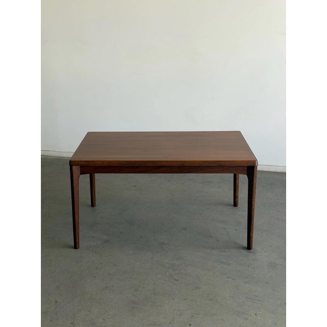 Wood 1960s Attributed to Danish Vejle Stole & Møbelfabrik Dining Table in Dark Teak For Sale - Image 7 of 12