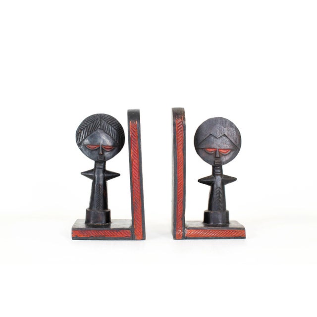 Hand Carved African Bookends a Pair Chairish