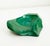 Opulent, rich vibrant green malachite ashtray catchall dish with exquisite veining. Hand-carved of solid, heavyweight...