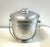 Abstract Mid-Century Hammered Pewter Ice Bucket For Sale - Image 3 of 10
