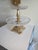Tiered Crystal Tazza With Gilt Metal Stand For Sale In San Antonio - Image 6 of 10