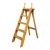 Circa 1900 English Stripped Pine Shop Keeper's Ladder For Sale