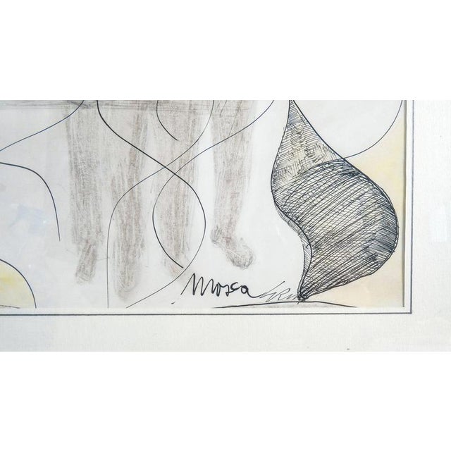 Ezio Gribaudo, Composition, 1970s, Mixed Media For Sale - Image 6 of 8