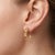 Bright, elegant, and effortlessly sophisticated, these Citrine Hoop Earrings feature a stunning row of vibrant oval-cut...