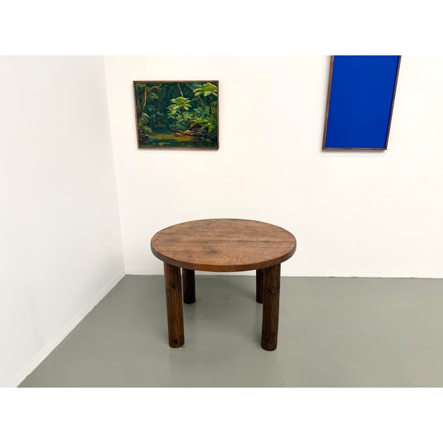 Modern Vintage Table in Oak, 1950s For Sale - Image 3 of 18