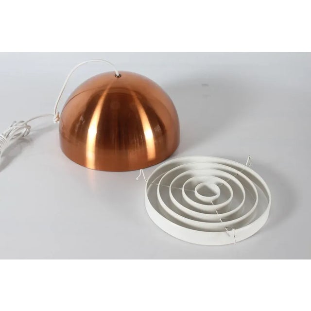 Copper Danish Louis Poulsen Louisiana Copper Pendant by Vilhelm Wohlert Jørgen Bo., 1967 For Sale - Image 8 of 9