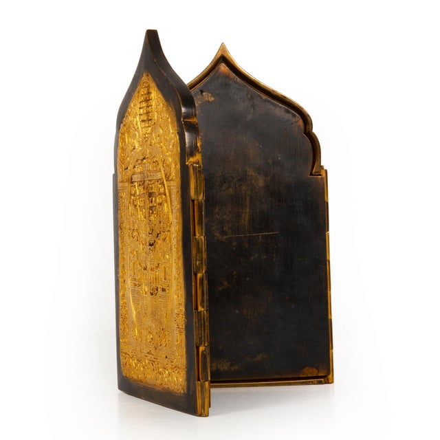 RUSSIAN TETRAPTYCH ICON WITH TWENTY PANELS OF THE GREAT FEASTS AND IMAGES OF THE MOTHER OF GOD Russia, probably the...