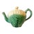 Antique Majolica Lettuce Ware Cauliflower Cabbage Teapot by Griffen, Smith & Hill Circa 1880 For Sale