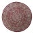 8' Round Trabiz Style Area Rug - 501534 For Sale