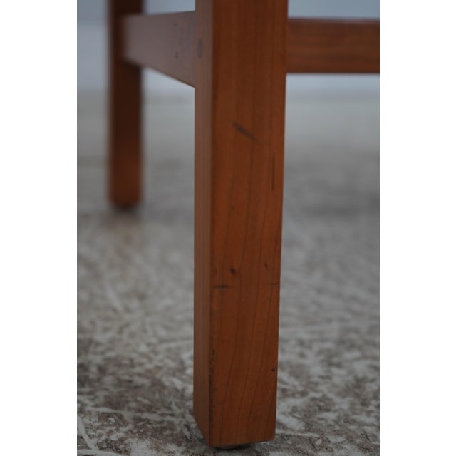 Brown Set of 6 Stickley Cherry Mission Dining Chairs For Sale - Image 8 of 18