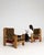 19th Century France Brutalist Burgundy Wood Armchair For Sale - Image 11 of 11
