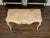 French Rococo 18th Century Beech Wood Marble Top Console Table with Carved Apron For Sale - Image 4 of 11