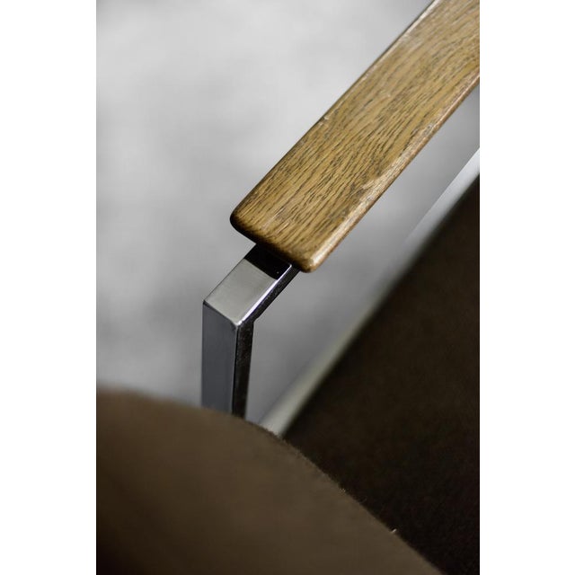 Brown Mid-Century Modern German Brown Conference Chair from Drabert, 1970s For Sale - Image 8 of 18