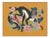 Monkey Business by Allison Cosmos in Gold Frame, Small Art Print For Sale