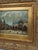 Framed Venetian Piazza San Marco Original Oil Painting Signed Rergito, Mid-20th Century For Sale - Image 11 of 14