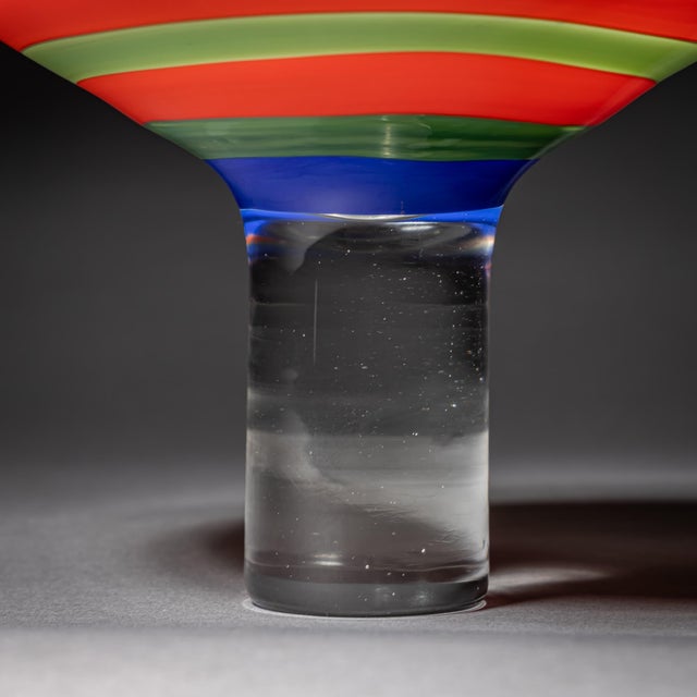 Philips Glass Vase by Ludovico Diaz de Santillana for Venini, Italy, 1968–70 For Sale - Image 4 of 18