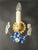 Gilt Floral Wall Lamps with Murano Glass Flowers, Italy, 1960s, Set of 2 For Sale - Image 15 of 18