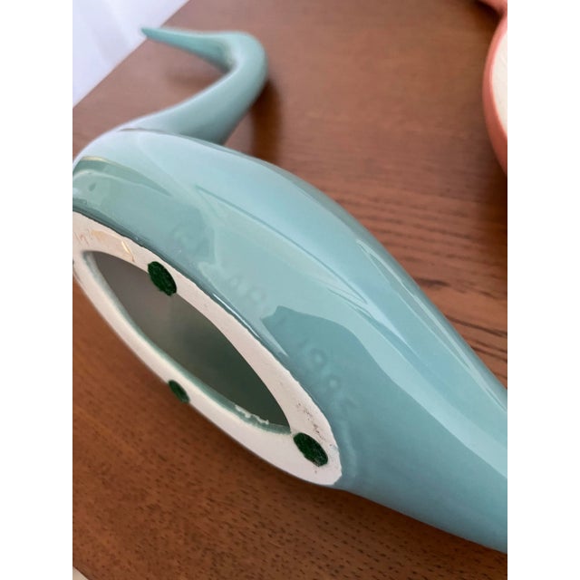 Large Postmodern Ceramic Birds Figurines by Jaru For Sale - Image 11 of 12