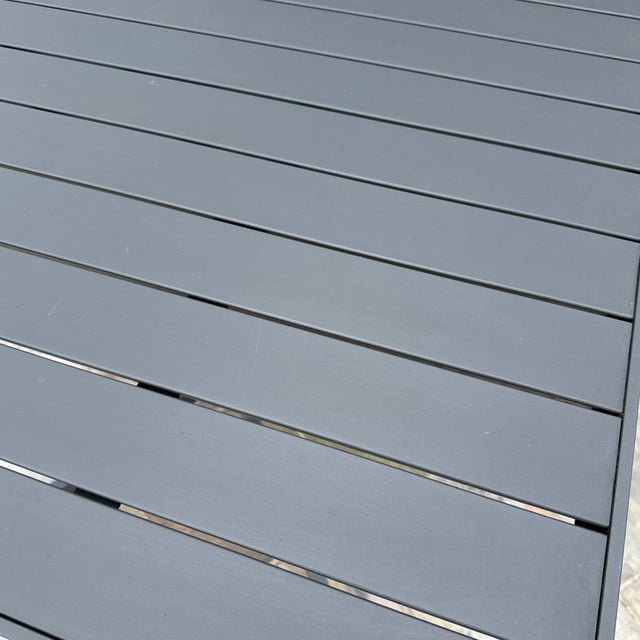 Crate & Barrel Lanai Fliptop Outdoor Patio Dining Table For Sale In San Francisco - Image 6 of 12