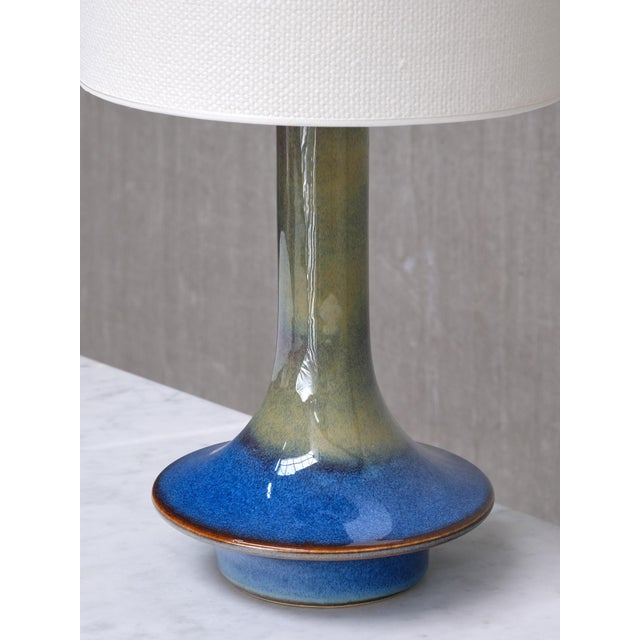 Table Lamps in Glazed Stoneware by Einar Johansen for Søholm, Denmark, 1960s, Set of 2 For Sale - Image 6 of 14