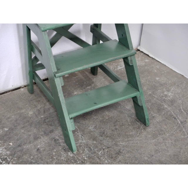 Fir Stool Ladder, 1960s For Sale - Image 9 of 10