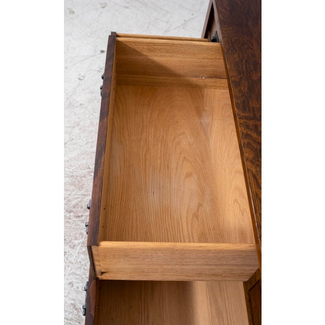 Wood Stickley Mission Oak Arts & Crafts Sideboard For Sale - Image 7 of 18