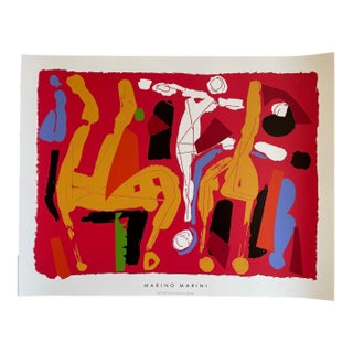 Marino Marini (1901-1980), Chevaux Et Cavaliers v. 1972, Copyright by Siae, 1994, Printed in Italy For Sale