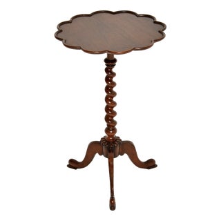 Antique William IV Barley Twist Occasional Side Table, 1830s For Sale