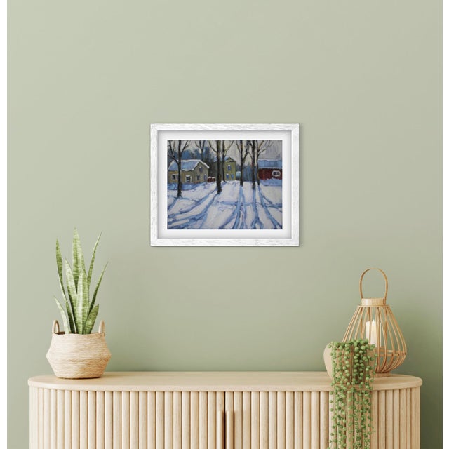 Contemporary Winterscape Oil Painting Landscape For Sale In Reno/Lake Tahoe - Image 6 of 11