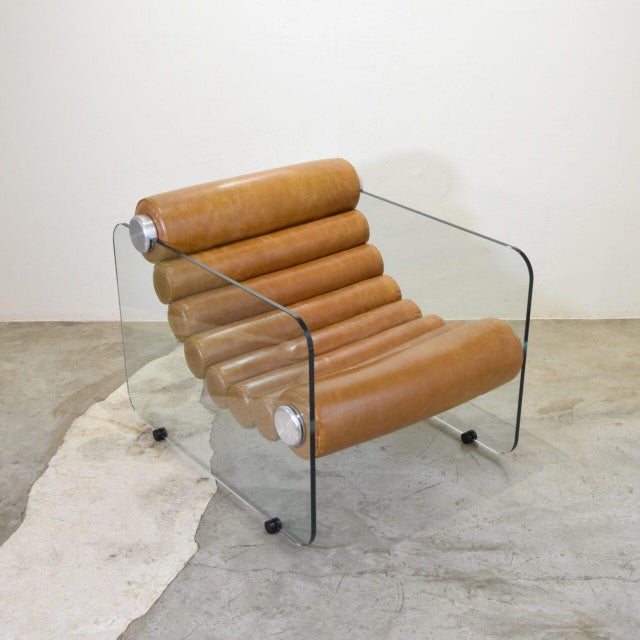 Hyaline Armchair by Fabio Lenci for Comfortline, 1970s For Sale - Image 4 of 11