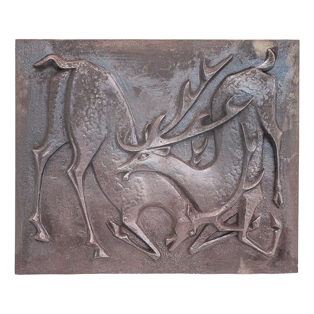 Martinez Fireplace Backplate, 1950s For Sale