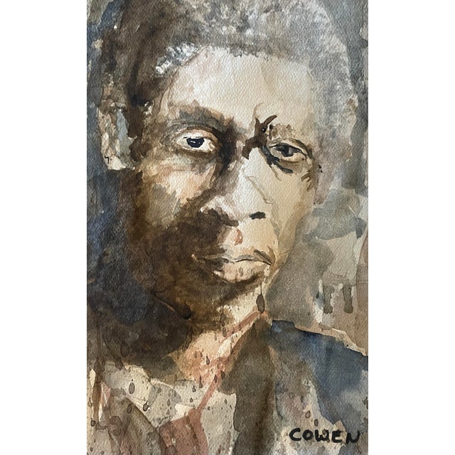 Modern watercolor on paper by Elizabeth Ann Cowen (Michigan, North Carolina 1953-2021) signed lower right. Mostly, her...