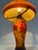 Art Nouveau Style Glass Table Lamp For Sale - Image 4 of 6