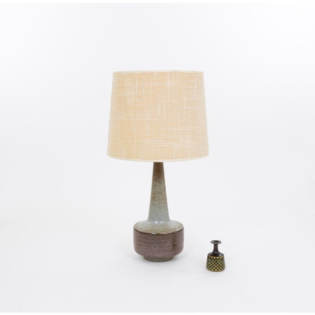 Model DL/46 table lamp made by Annelise and Per Linnemann-Schmidt for Palshus in the 1960s. The colour of the handmade...
